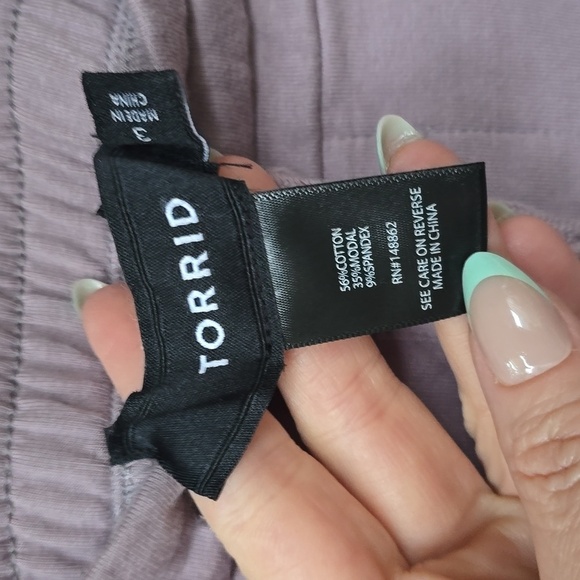 TORRID Classic Fit Super Soft Fleece Mauve/Purple Joggers size 3X - Picture 10 of 12